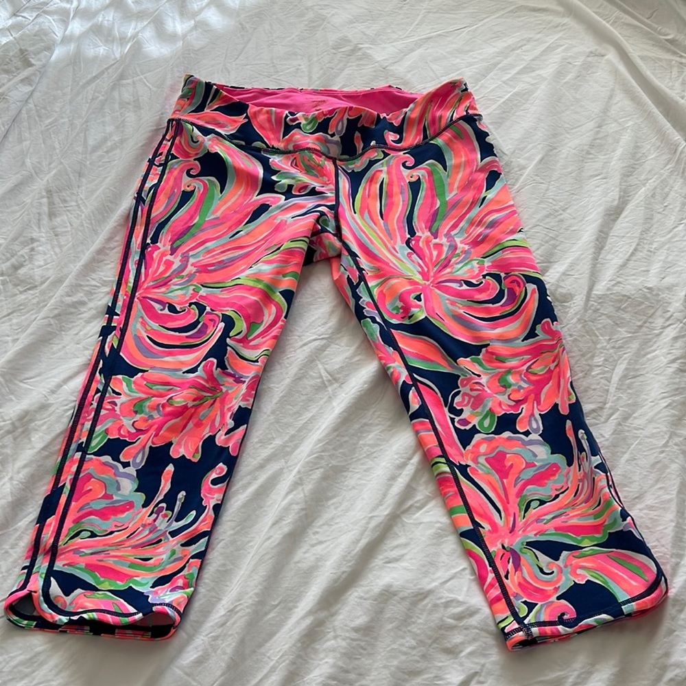 Lilly Pulitzer Luxletic XL Leggings Capri Style